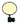 Pro Series mirror round bar end 80mm, black